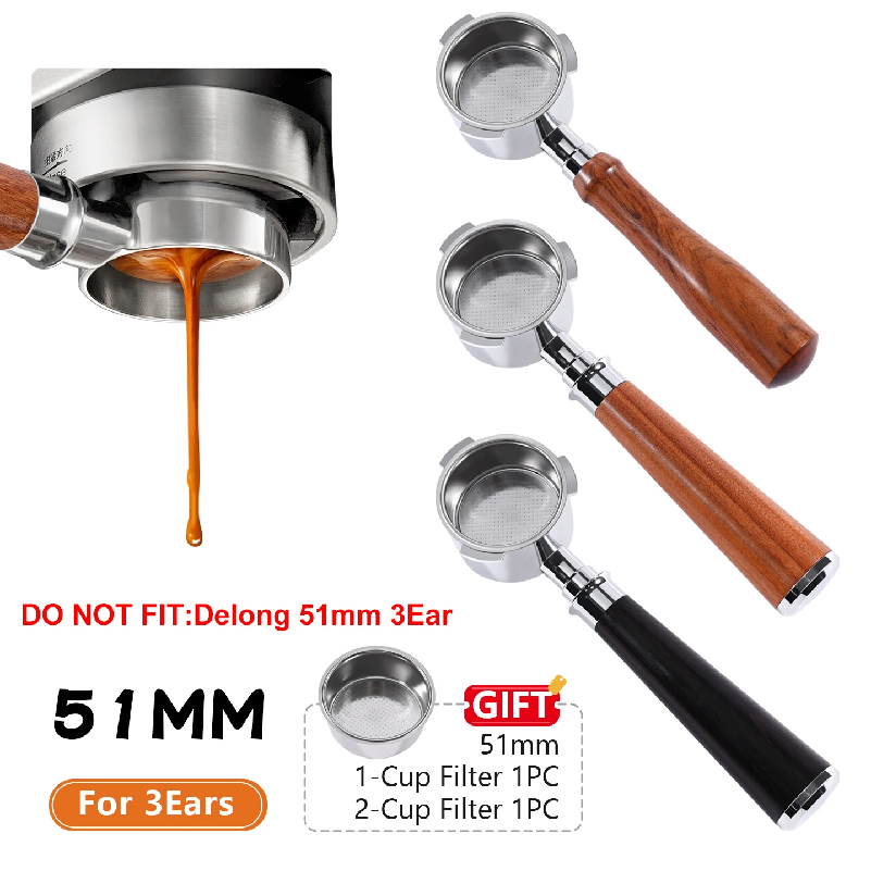 Coffee Equipment Wholesale - Coffee Bottomless Portafilter 51mm For Homix