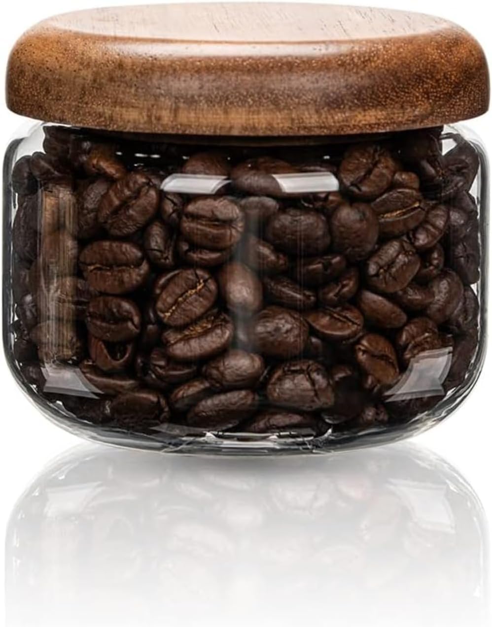 Coffee X - Glass Food Containers with Wooden -