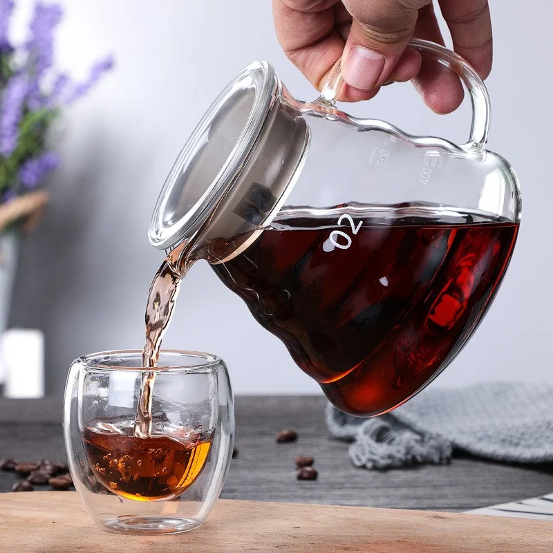 Coffee Equipment Wholesale - 350/600/800ml Hand Brew Coffee Carafe Clouds