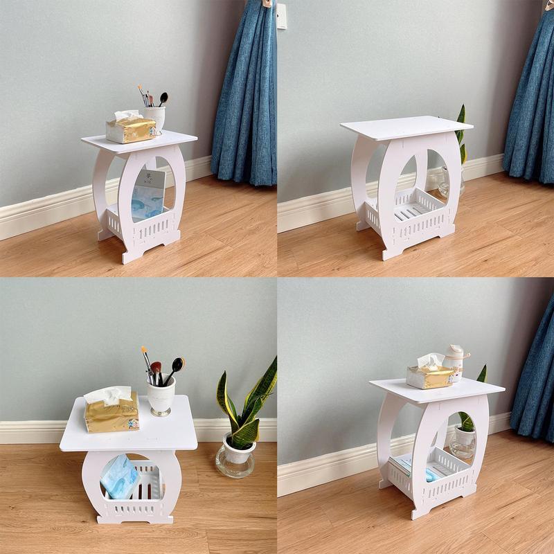 End Table White Nightstand Cof - đánh giá và giá Coffee X
