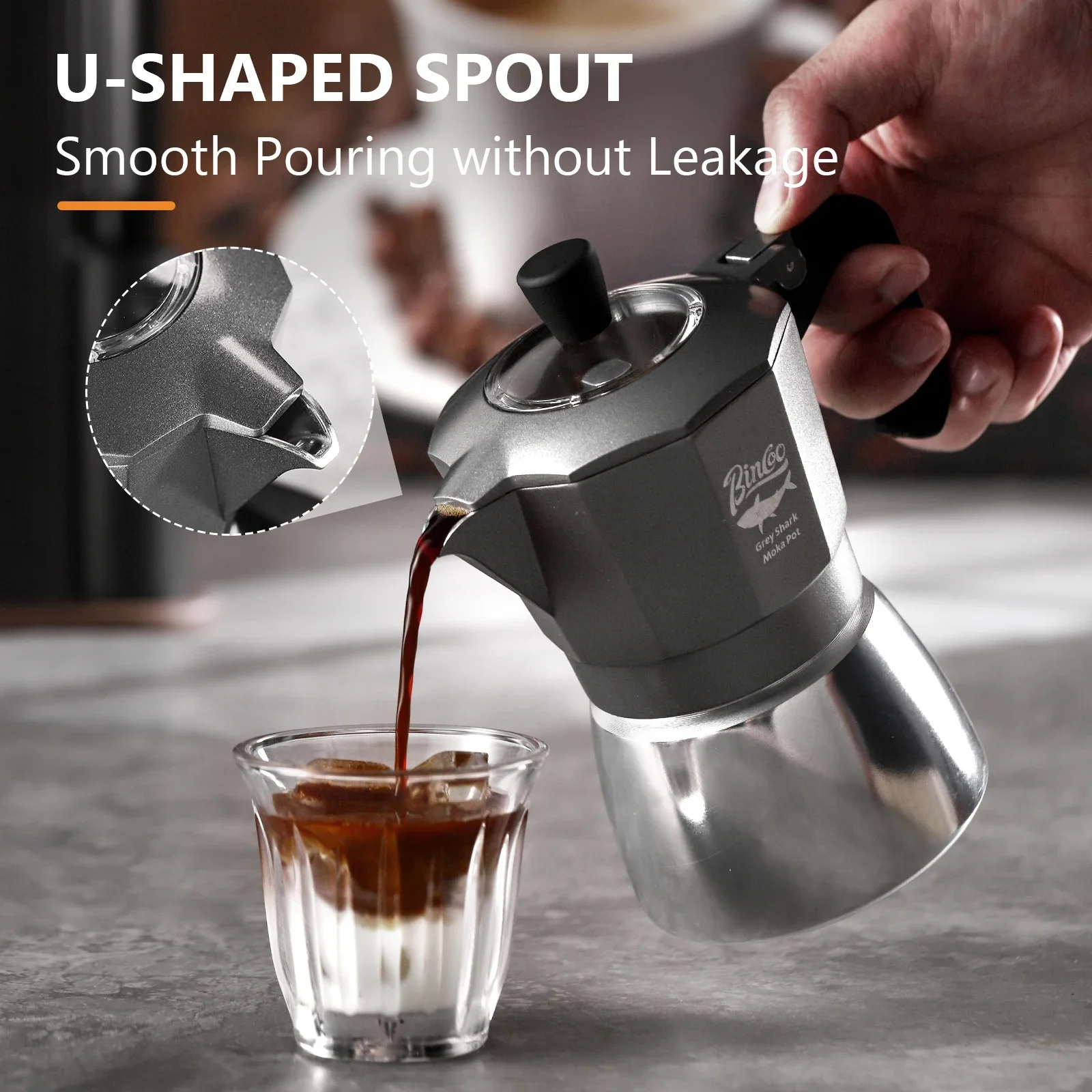 Bincoo 2 Cups Double Valve Mok - đánh giá và giá Coffee Equipment Wholesale