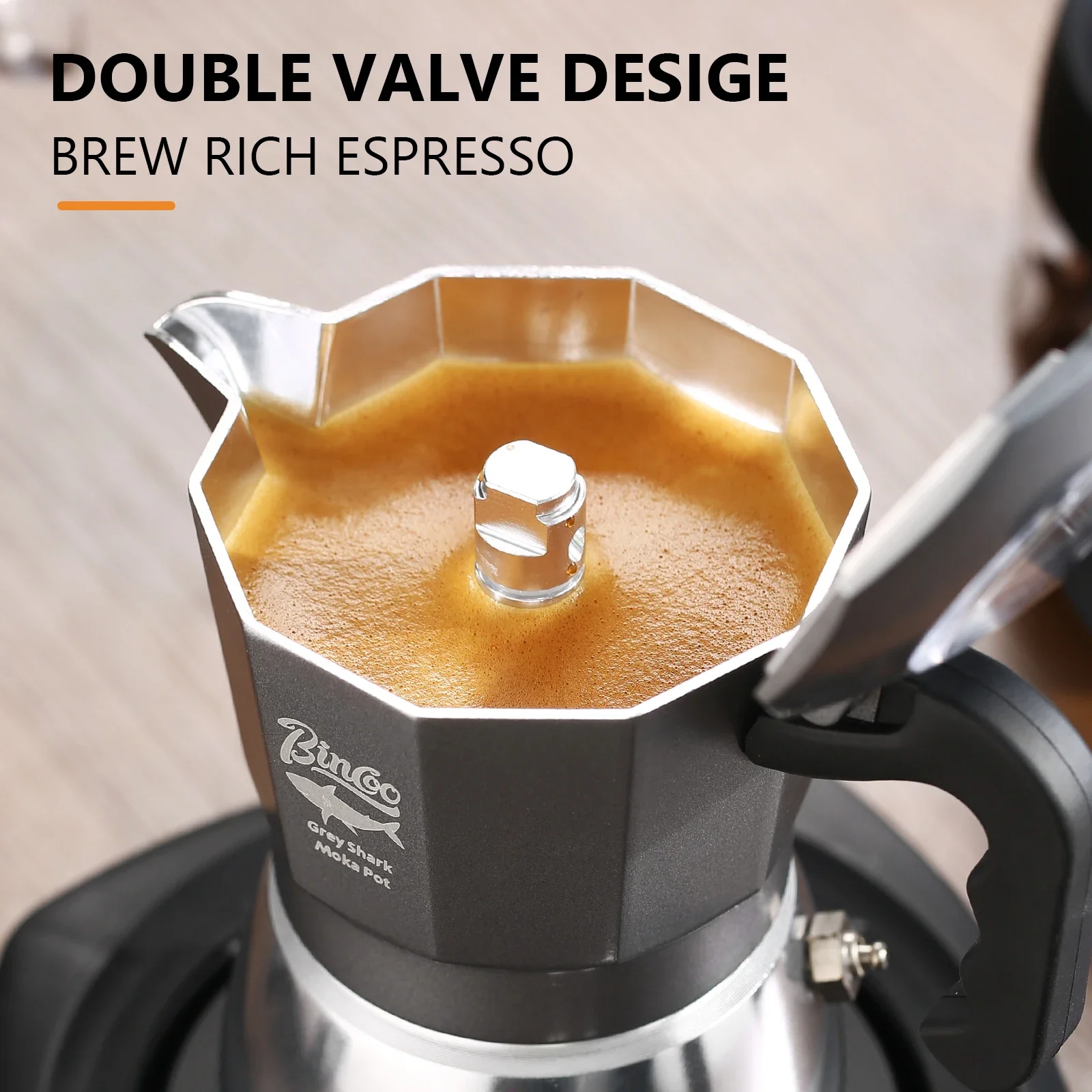 Bincoo 2 Cups Double Valve Mok - đánh giá và giá Coffee Equipment Wholesale