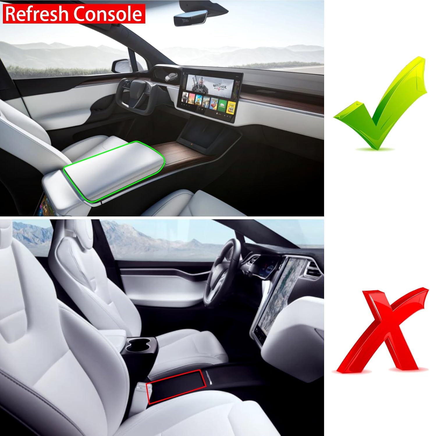 For Tesla Model S Model X Plai - đánh giá và giá Coffee X