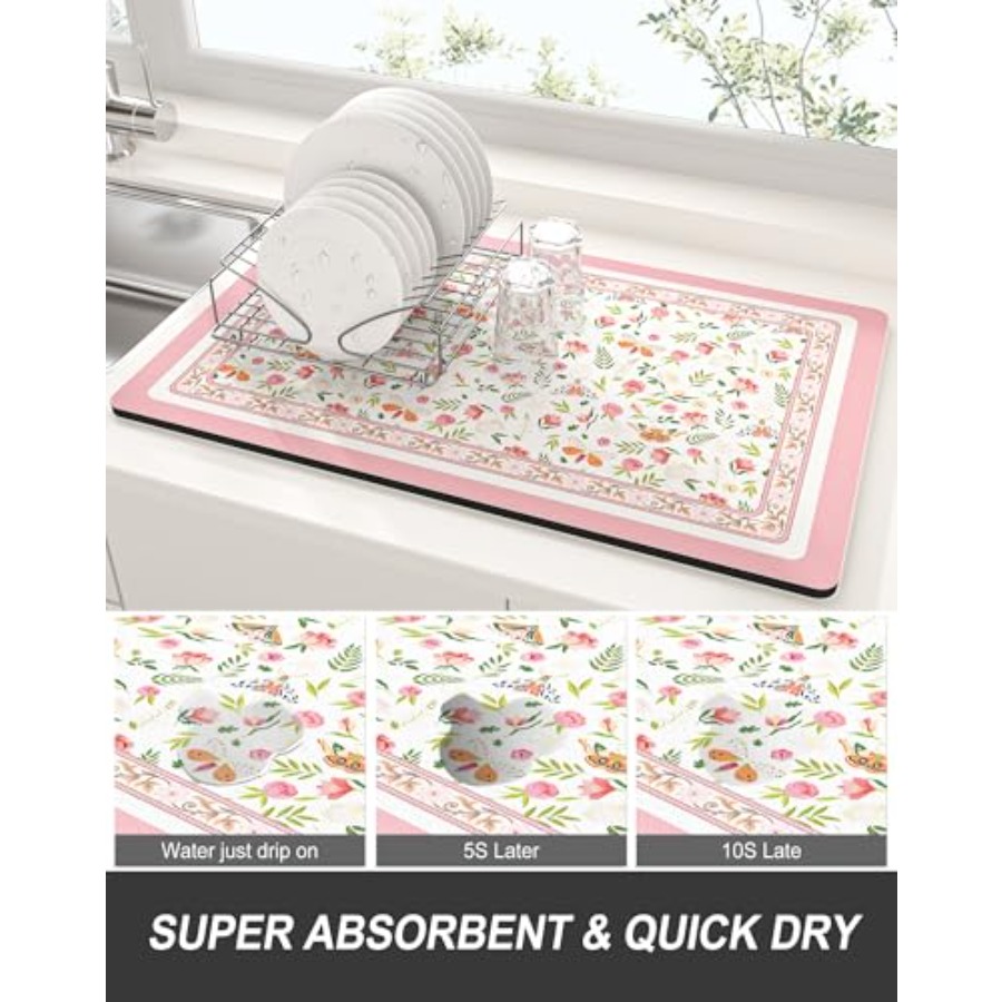 Dish Drying Mat for Kitchen Co - đánh giá và giá Coffee X