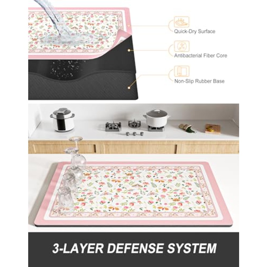 Dish Drying Mat for Kitchen Co - đánh giá và giá Coffee X