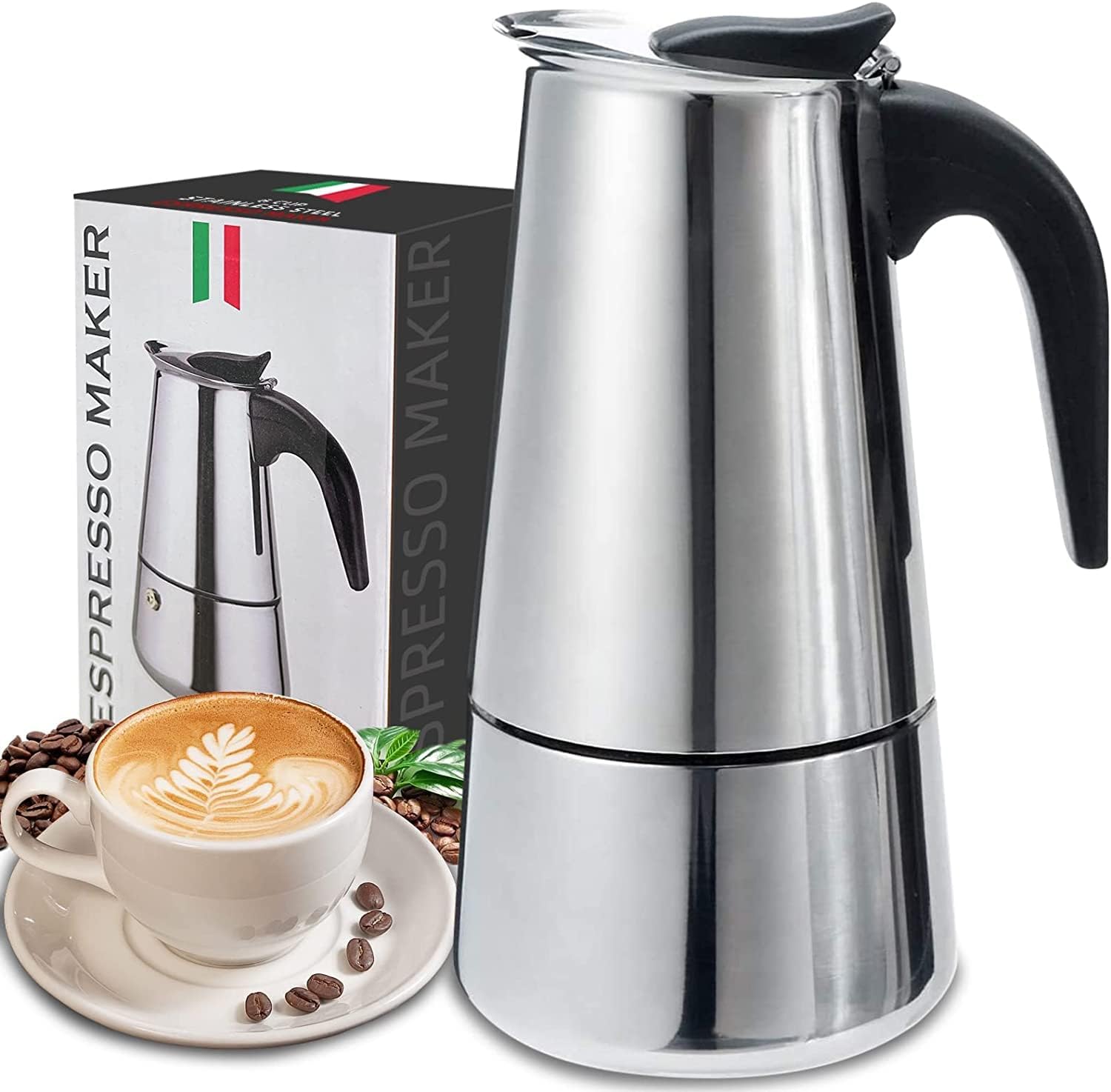 4/6/9 ly Moka nồi Caffe máy Es - đánh giá và giá Coffee Equipment Wholesale