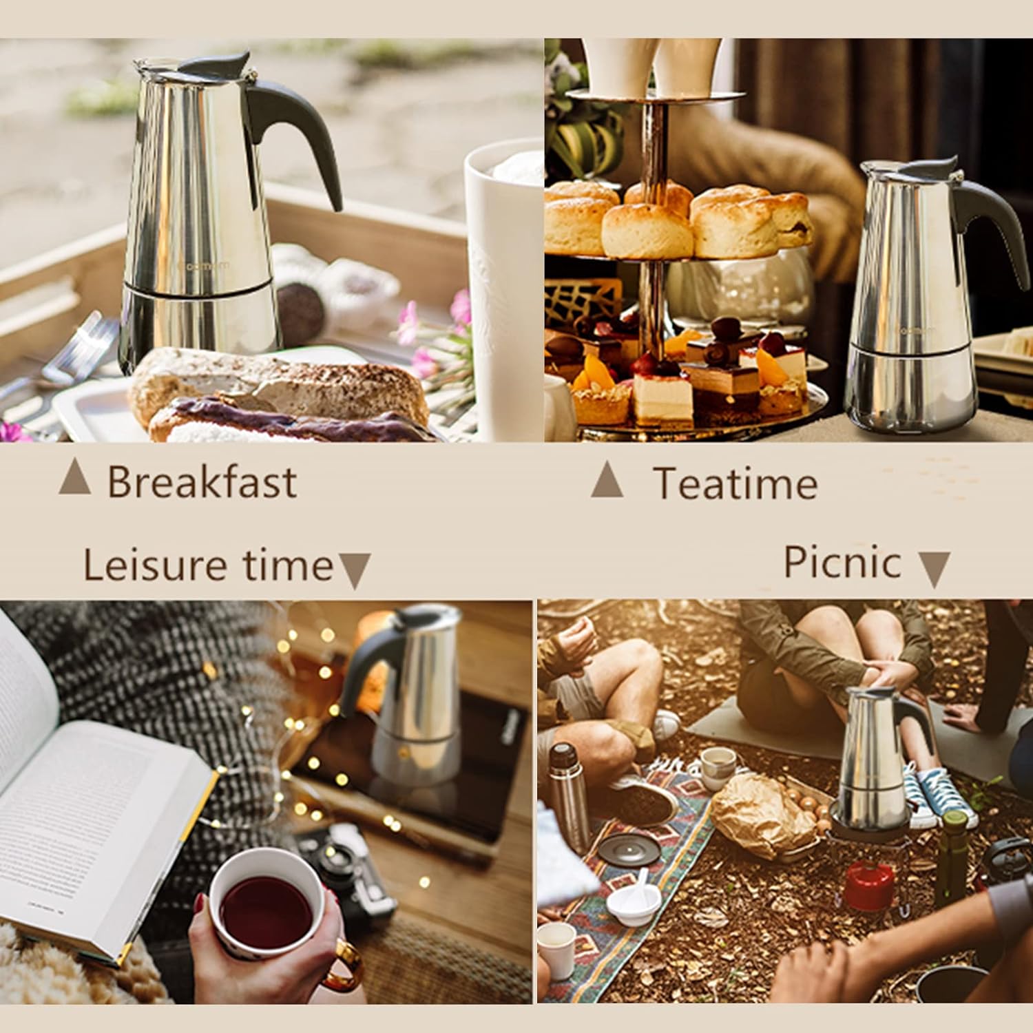 4/6/9 ly Moka nồi Caffe máy Es - đánh giá và giá Coffee Equipment Wholesale