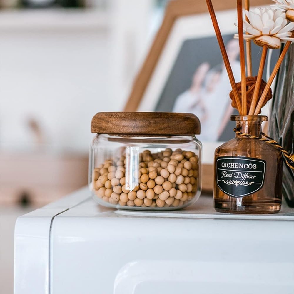 Glass Food  Containers with Wo - đánh giá và giá Coffee X