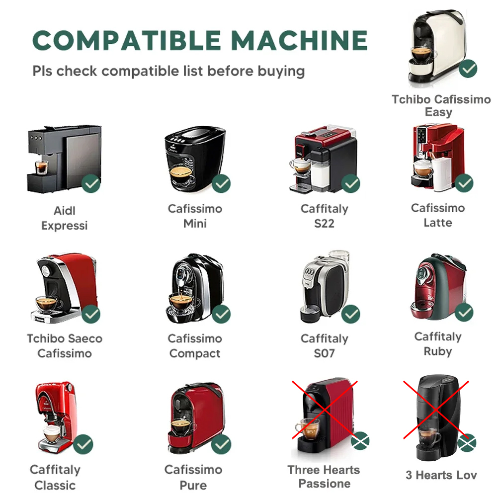 For 3 Hearts Tchibo Cafissimo  - đánh giá và giá Coffee Equipment Wholesale